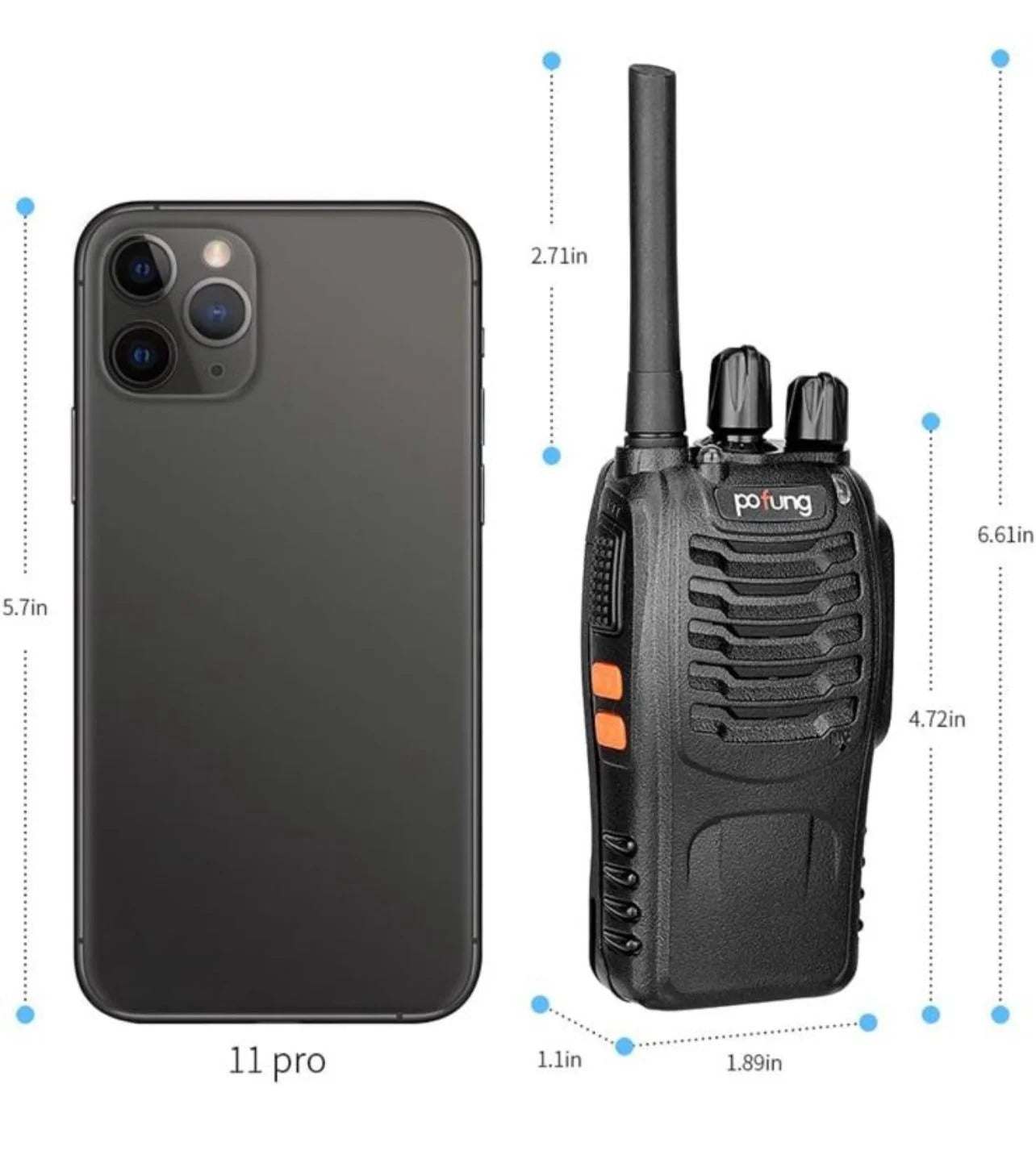 RADIO DE COMUNICACIÓN WALKIE TALKIE