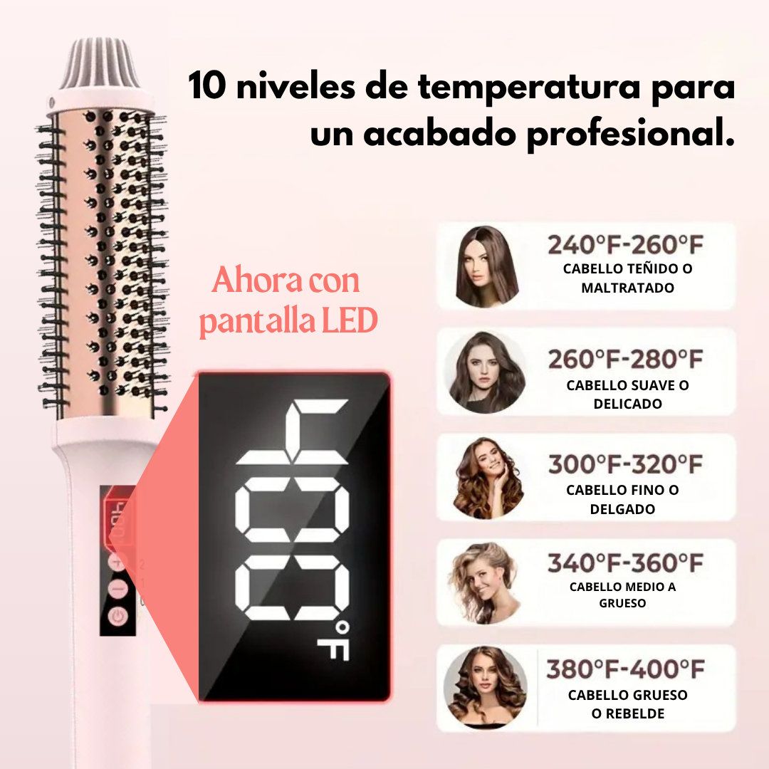 ¡IMPORTADO! CEPILLO TERMICO 3 EN 1