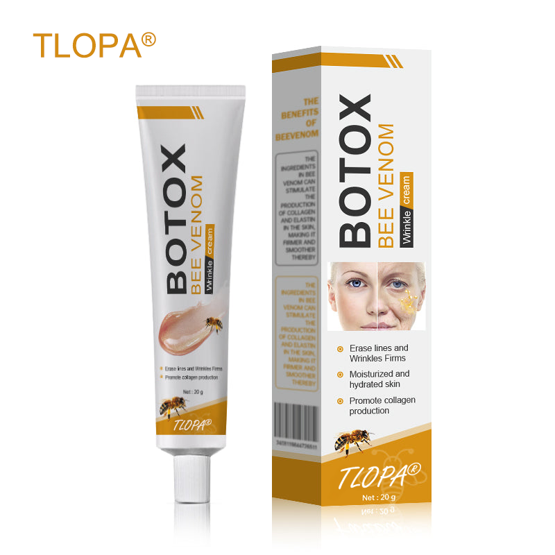 Crema para eliminar arrugas con veneno de abeja y botox