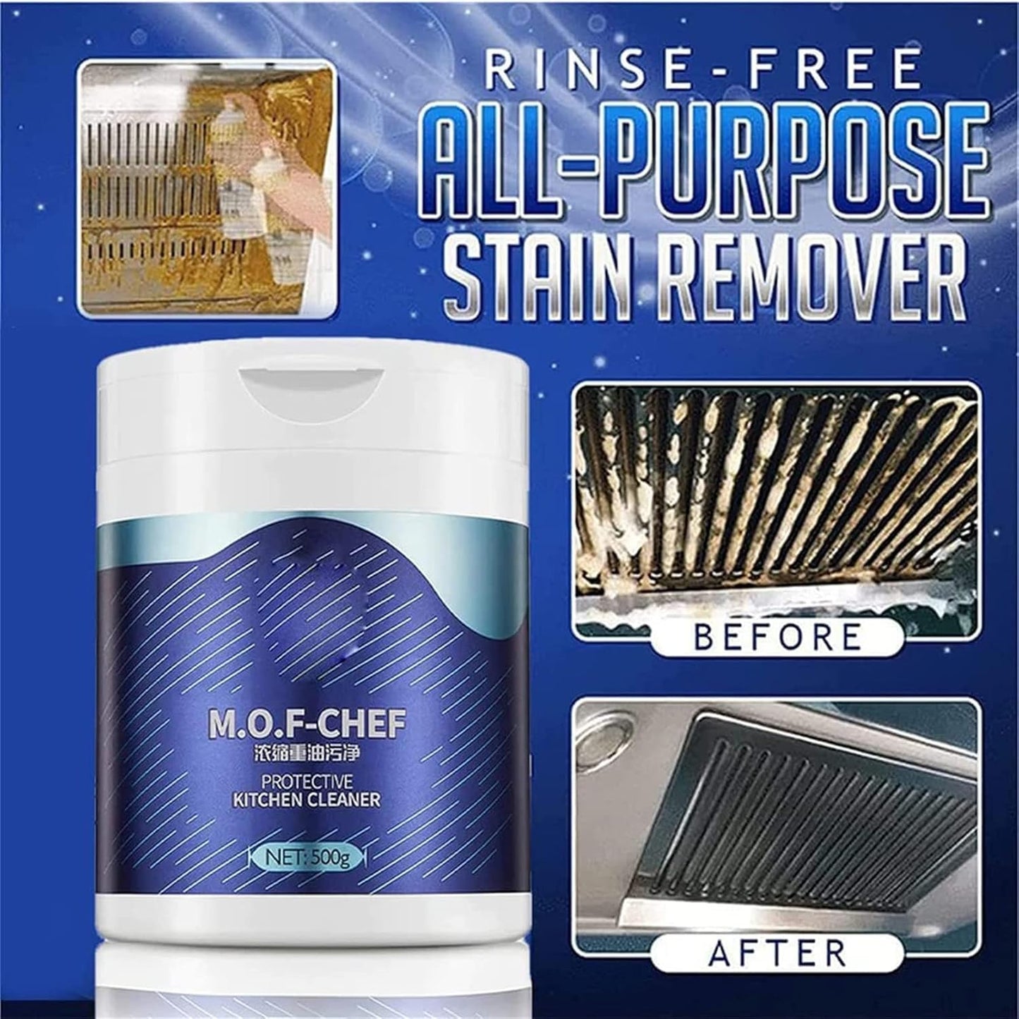 M.O.F CHEF - POLVO ARRANCA GRASA