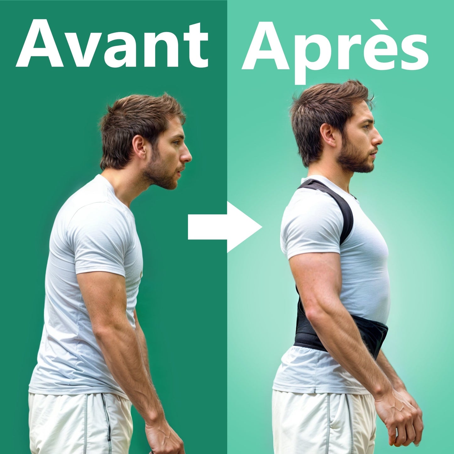 PosturePro™ | Corrige la postura y alivia el dolor de espalda.