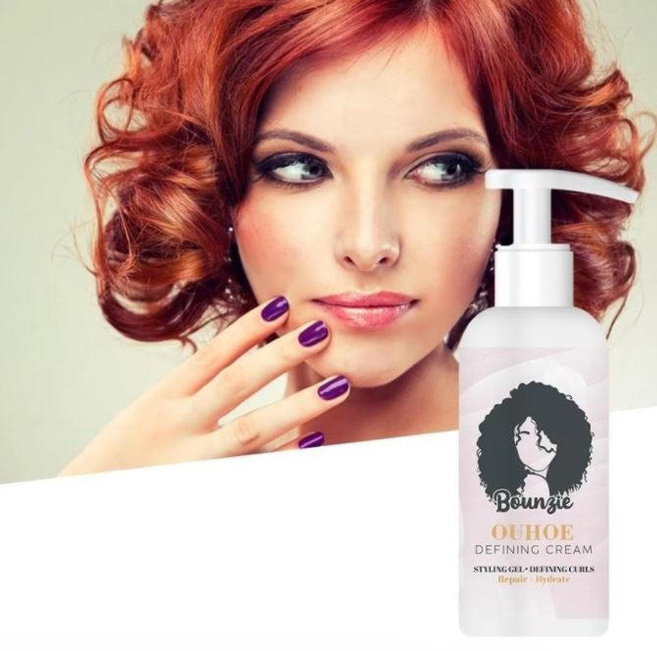 Crema para rizar el cabello