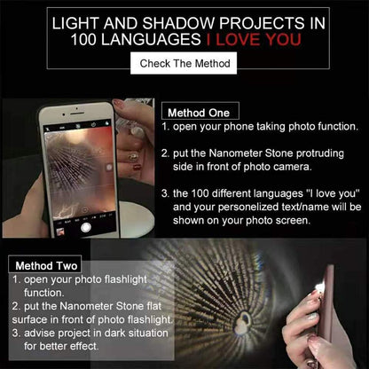 COLLAR CORAZÓN DE AMOR- TE AMO EN 100 IDIOMAS