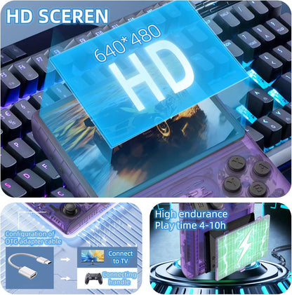 MINI CONSOLA DE VIDEO JUEGOS RETRO RECARGABLE CON + DE 15.000 JUEGOS EN HD