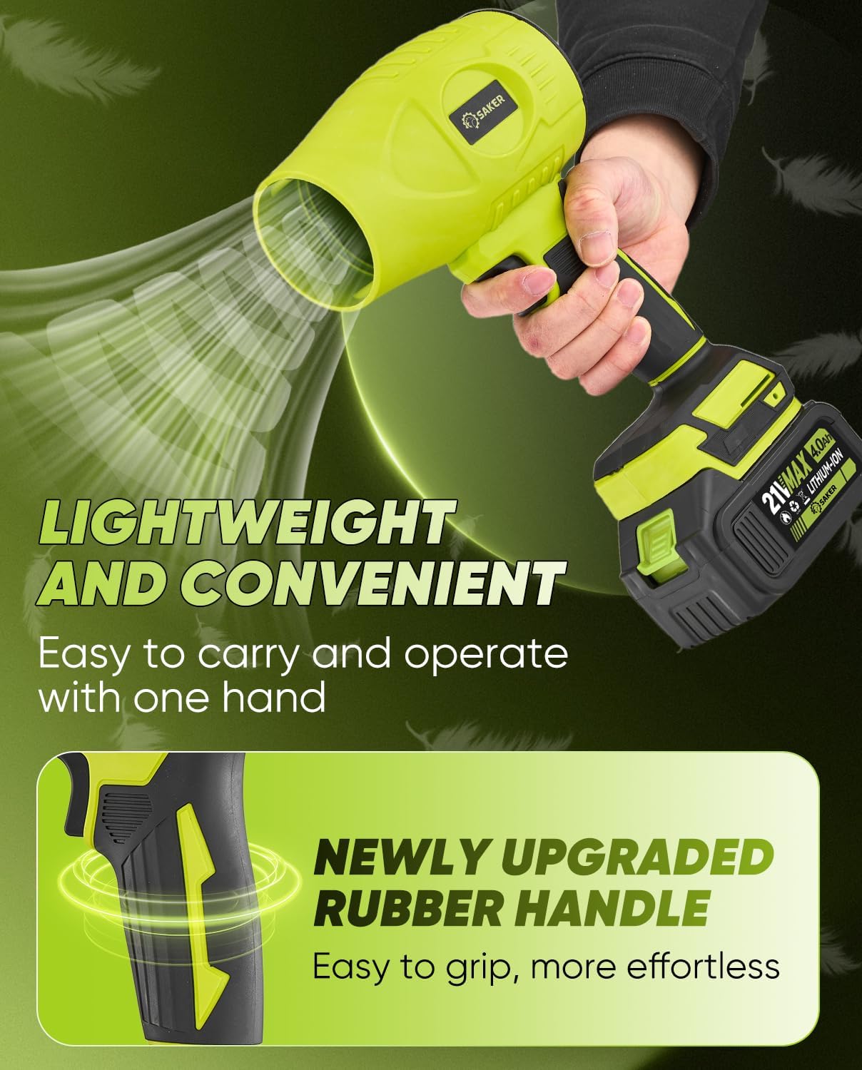 SOPLADOR DE HOJAS PORTÁTIL