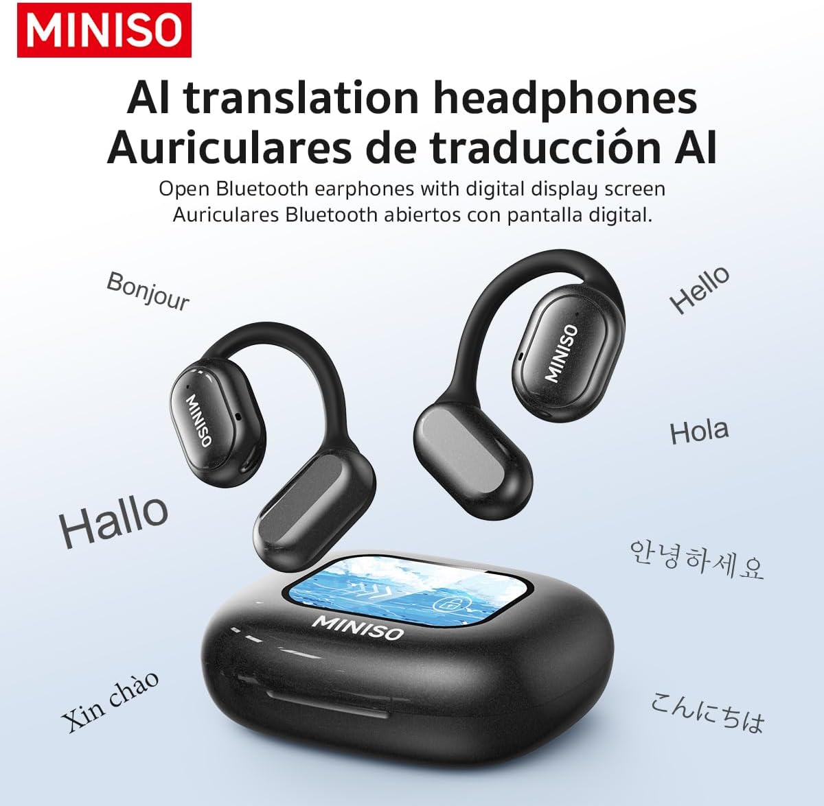 AURICULARES INTELIGENTES CON TRADUCION EN TIEMPO REAL Y 32 HORAS DE BATERIA