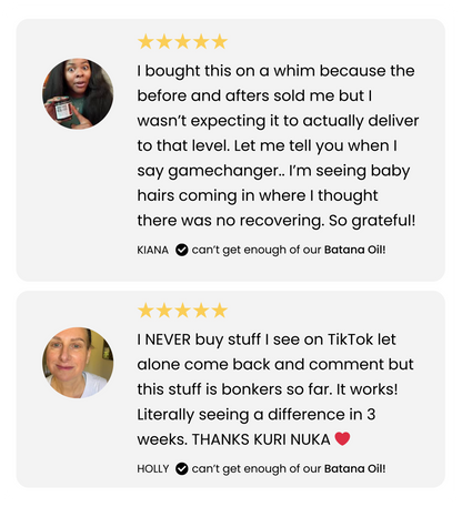 ACEITE BATANA PARA CABELLO SALUDABLE - KURI NUKA