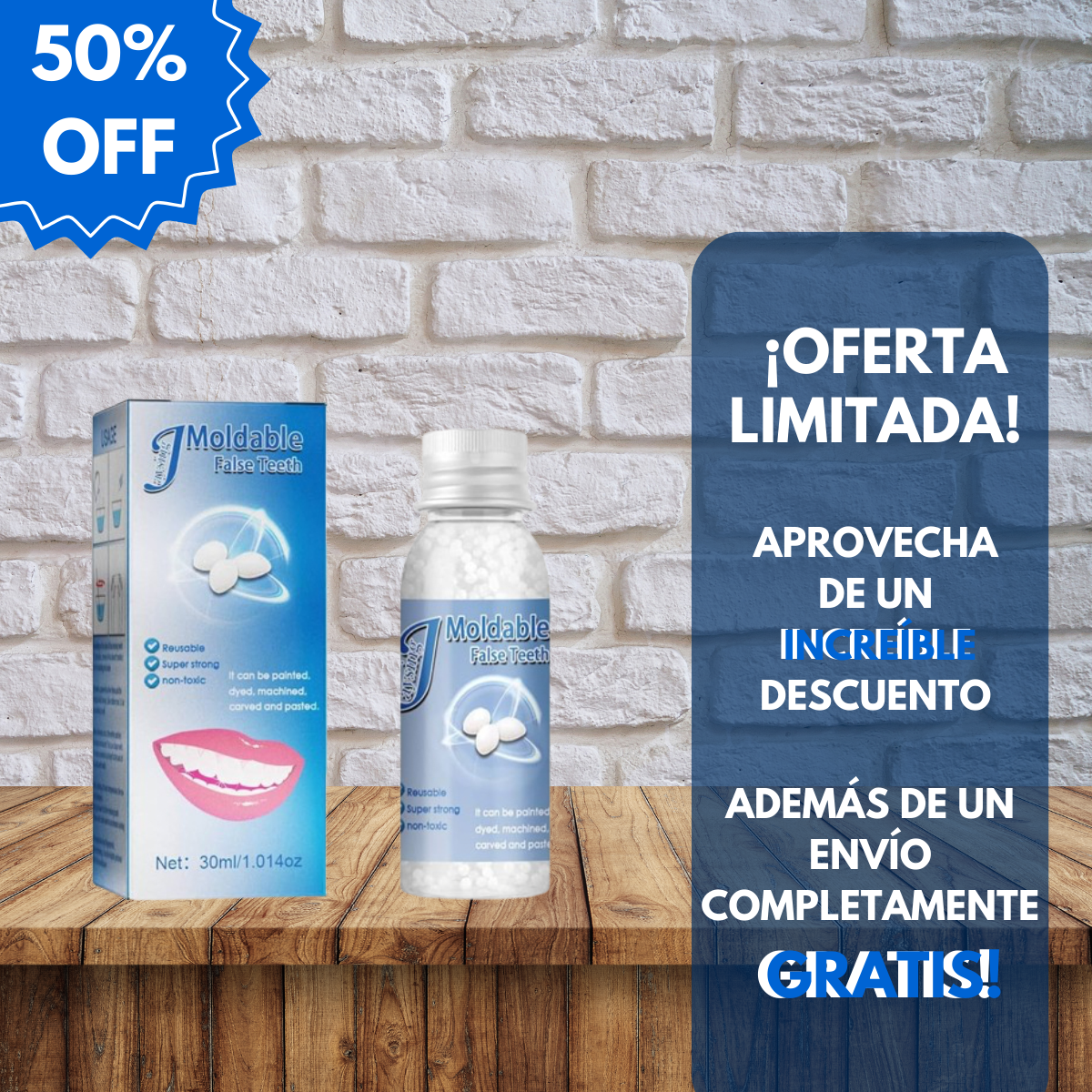 MOLDEADOR DENTAL FÁCIL - SONRISA PERFECTA