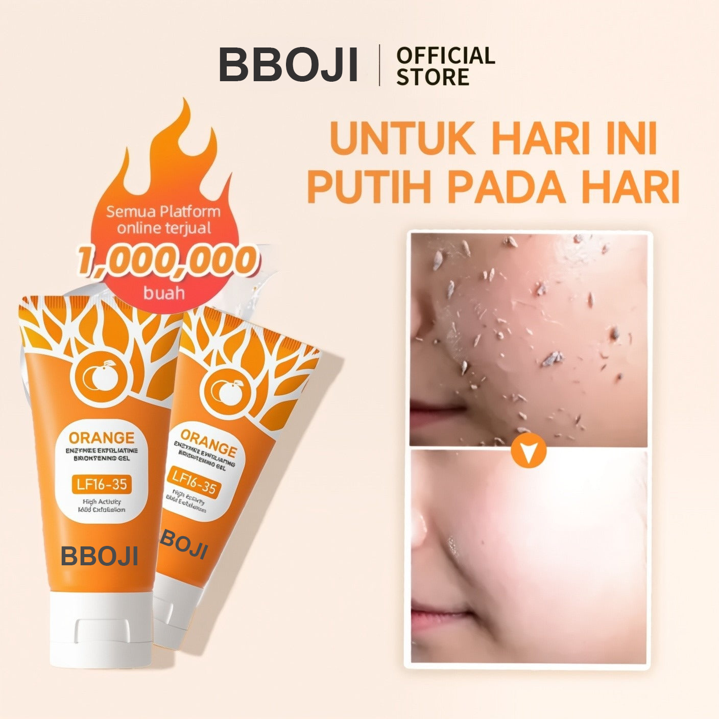 GEL EXFOLIANTE ENZIMATICO DE NARANJA