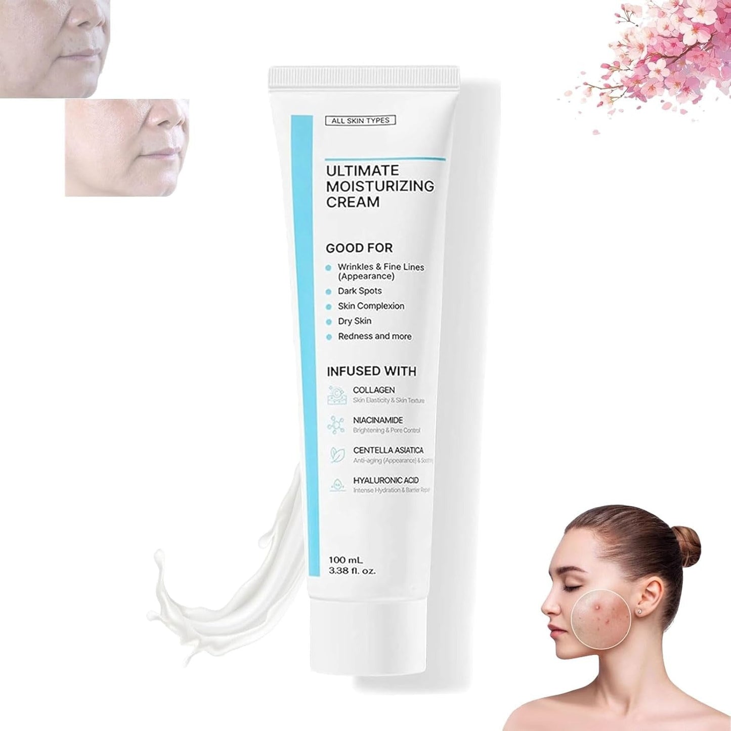 WEUD CREMA HIDRATANTE + PIEL SUAVE, HIDRATADA Y SIN ARRUGAS